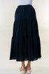 'Bella' High Waisted Tiered Maxi Skirt - Celes Fashion